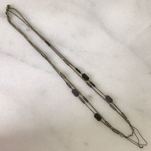 LOFT long multi-Chan necklace